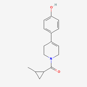 [4-(4-hydroxyphenyl)-3,6-dihydro-2H-pyridin-1-yl]-(2-methylcyclopropyl)methanone