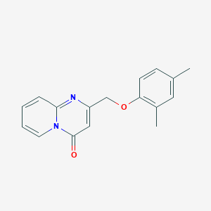 molecular formula C17H16N2O2 B7491999 2-[(2,4-Dimethylphenoxy)methyl]pyrido[1,2-a]pyrimidin-4-one 