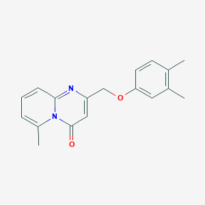 2-[(3,4-Dimethylphenoxy)methyl]-6-methylpyrido[1,2-a]pyrimidin-4-one