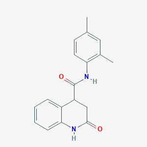 molecular formula C18H18N2O2 B7492037 N-(2,4-dimethylphenyl)-2-oxo-3,4-dihydro-1H-quinoline-4-carboxamide 