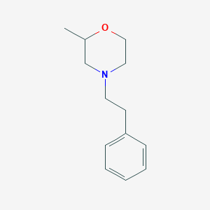 molecular formula C13H19NO B7492115 2-Methyl-4-(2-phenylethyl)morpholine 
