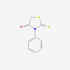 molecular formula C9H7NOS2 B074922 3-苯基罗丹宁 CAS No. 1457-46-1