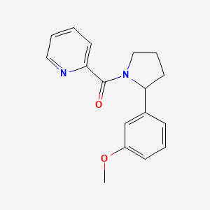 [2-(3-Methoxyphenyl)pyrrolidin-1-yl]-pyridin-2-ylmethanone