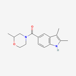 (2,3-dimethyl-1H-indol-5-yl)-(2-methylmorpholin-4-yl)methanone