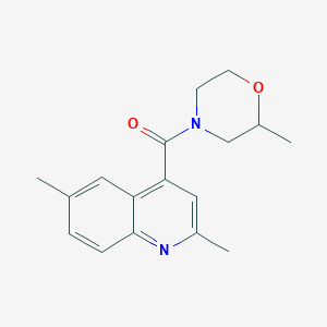 (2,6-Dimethylquinolin-4-yl)-(2-methylmorpholin-4-yl)methanone