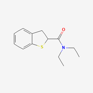 N,N-diethyl-2,3-dihydro-1-benzothiophene-2-carboxamide