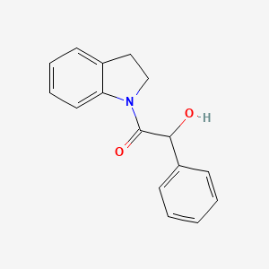 1-(2,3-Dihydroindol-1-yl)-2-hydroxy-2-phenylethanone