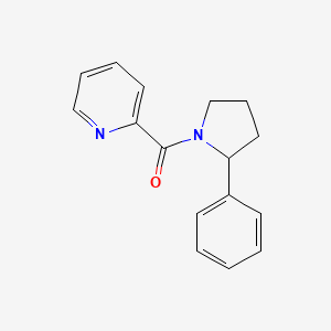 molecular formula C16H16N2O B7492348 (2-Phenylpyrrolidin-1-yl)-pyridin-2-ylmethanone 