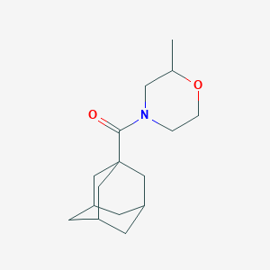 molecular formula C16H25NO2 B7492398 1-Adamantyl-(2-methylmorpholin-4-yl)methanone 