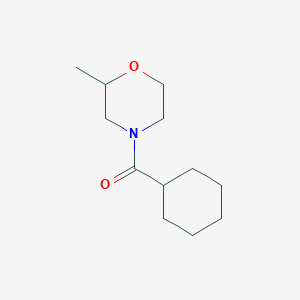 molecular formula C12H21NO2 B7492431 Cyclohexyl-(2-methylmorpholin-4-yl)methanone 