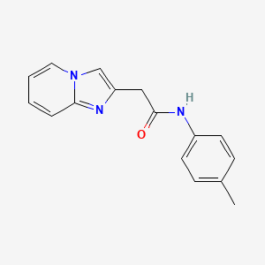 2-imidazo[1,2-a]pyridin-2-yl-N-(4-methylphenyl)acetamide