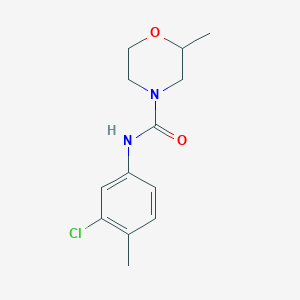 N-(3-chloro-4-methylphenyl)-2-methylmorpholine-4-carboxamide