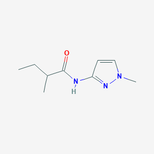 2-methyl-N-(1-methylpyrazol-3-yl)butanamide