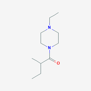 molecular formula C11H22N2O B7492682 1-(4-Ethylpiperazin-1-yl)-2-methylbutan-1-one 