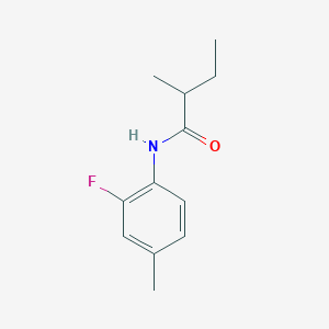 N-(2-fluoro-4-methylphenyl)-2-methylbutanamide