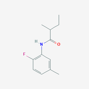 N-(2-fluoro-5-methylphenyl)-2-methylbutanamide