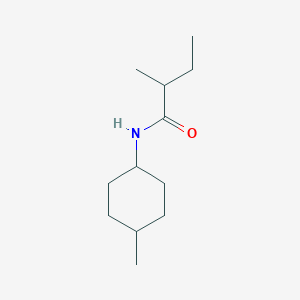 molecular formula C12H23NO B7492754 2-methyl-N-(4-methylcyclohexyl)butanamide 