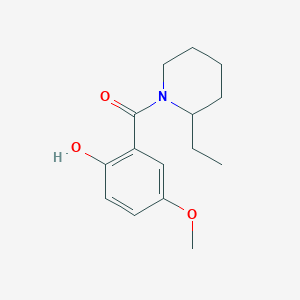 (2-Ethylpiperidin-1-yl)-(2-hydroxy-5-methoxyphenyl)methanone