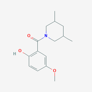 (3,5-Dimethylpiperidin-1-yl)-(2-hydroxy-5-methoxyphenyl)methanone