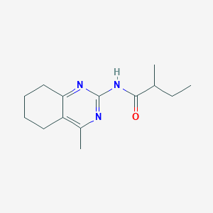 2-methyl-N-(4-methyl-5,6,7,8-tetrahydroquinazolin-2-yl)butanamide