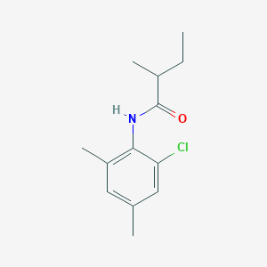 molecular formula C13H18ClNO B7492810 N-(2-chloro-4,6-dimethylphenyl)-2-methylbutanamide 