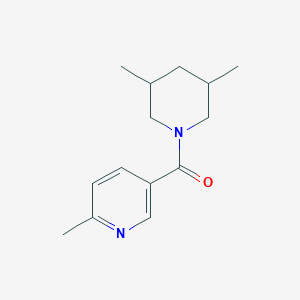 (3,5-Dimethylpiperidin-1-yl)-(6-methylpyridin-3-yl)methanone