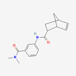 N-[3-(dimethylcarbamoyl)phenyl]bicyclo[2.2.1]hept-5-ene-2-carboxamide