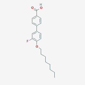 B074929 3'-Fluoro-4'-(octyloxy)[1,1'-biphenyl]-4-carboxylic acid CAS No. 1480-22-4