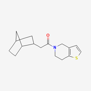 2-(2-bicyclo[2.2.1]heptanyl)-1-(6,7-dihydro-4H-thieno[3,2-c]pyridin-5-yl)ethanone