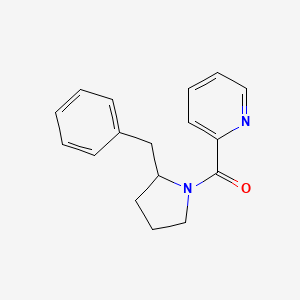 molecular formula C17H18N2O B7492966 2-Pyridyl(2-benzylpyrrolizino) ketone 
