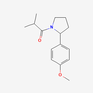 molecular formula C15H21NO2 B7492969 1-Isobutyryl-2-(4-methoxyphenyl)pyrrolidine 