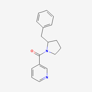 molecular formula C17H18N2O B7492972 (2-Benzylpyrrolidin-1-yl)-pyridin-3-ylmethanone 
