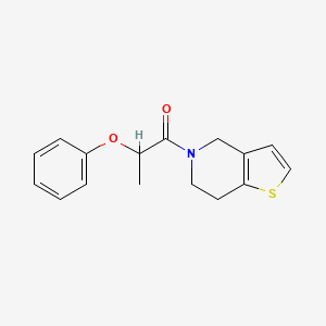 1-(6,7-dihydro-4H-thieno[3,2-c]pyridin-5-yl)-2-phenoxypropan-1-one