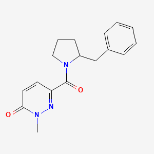 6-(2-Benzylpyrrolidine-1-carbonyl)-2-methylpyridazin-3-one