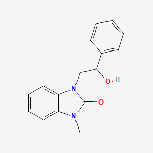 1-(2-Hydroxy-2-phenylethyl)-3-methylbenzimidazol-2-one