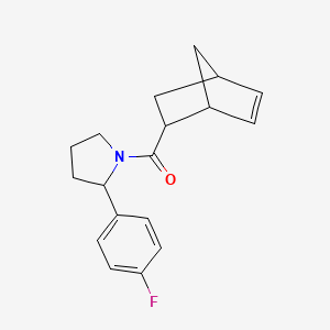 2-Bicyclo[2.2.1]hept-5-enyl-[2-(4-fluorophenyl)pyrrolidin-1-yl]methanone