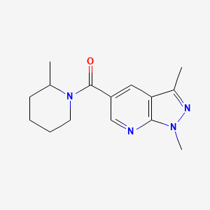 (1,3-Dimethylpyrazolo[3,4-b]pyridin-5-yl)-(2-methylpiperidin-1-yl)methanone