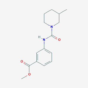 Methyl 3-[(3-methylpiperidine-1-carbonyl)amino]benzoate