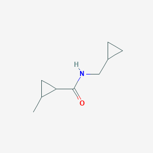 N-(cyclopropylmethyl)-2-methylcyclopropane-1-carboxamide