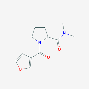 1-(furan-3-carbonyl)-N,N-dimethylpyrrolidine-2-carboxamide