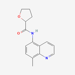 N-(8-methylquinolin-5-yl)oxolane-2-carboxamide