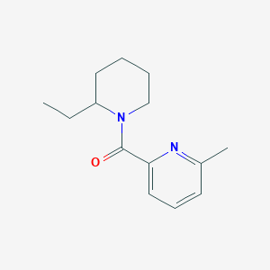 molecular formula C14H20N2O B7493503 (2-Ethylpiperidin-1-yl)-(6-methylpyridin-2-yl)methanone 