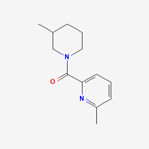 molecular formula C13H18N2O B7493589 (3-Methylpiperidin-1-yl)-(6-methylpyridin-2-yl)methanone 