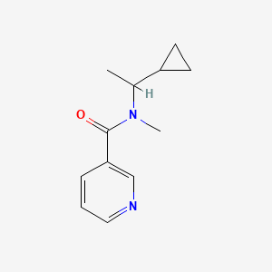N-(1-cyclopropylethyl)-N-methylpyridine-3-carboxamide