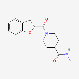 1-(2,3-dihydro-1-benzofuran-2-carbonyl)-N-methylpiperidine-4-carboxamide