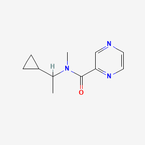 N-(1-cyclopropylethyl)-N-methylpyrazine-2-carboxamide