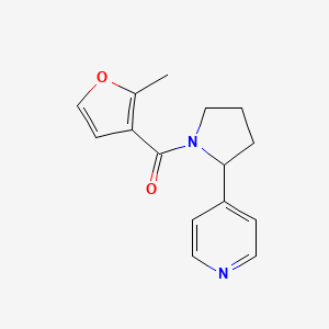 (2-Methylfuran-3-yl)-(2-pyridin-4-ylpyrrolidin-1-yl)methanone