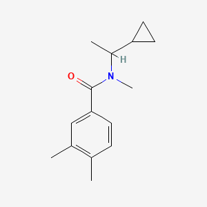 N-(1-cyclopropylethyl)-N,3,4-trimethylbenzamide