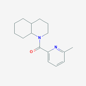 3,4,4a,5,6,7,8,8a-octahydro-2H-quinolin-1-yl-(6-methylpyridin-2-yl)methanone