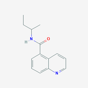 N-butan-2-ylquinoline-5-carboxamide